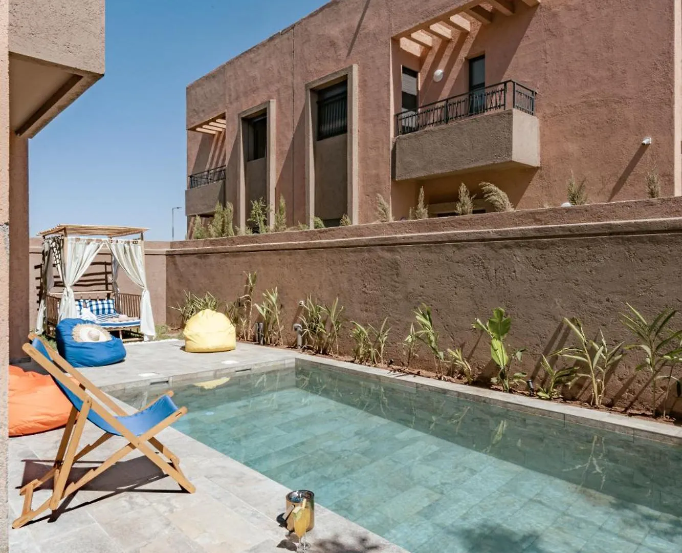 Villa Secret Oasis - 4 Bedroom Rooftop, Pool&Ac - Up To 10 Guests Marrakesh Morocco